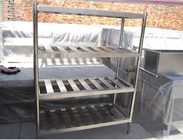 倉庫の棚システムのための折りたたみトラックのタイヤのステンレス鋼の貯蔵の金属の棚