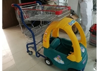 プラスチック/鋼鉄スーパーマーケットの子供の買物車、赤ん坊のショッピング トロリー